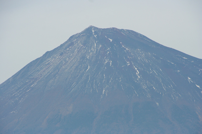 富士山の山頂部の写真
