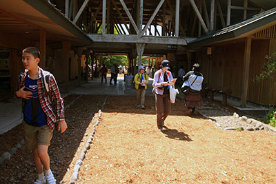 赤城自然園の入り口を入った写真