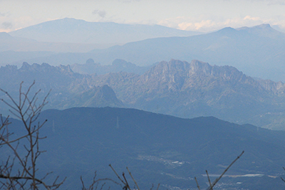 妙義山、四阿山方面の写真