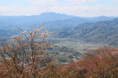 両神山と二子山方面の写真