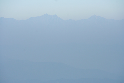 鹿島槍ヶ岳と五竜岳の写真