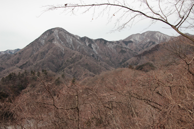 畦ヶ丸と権現山の写真