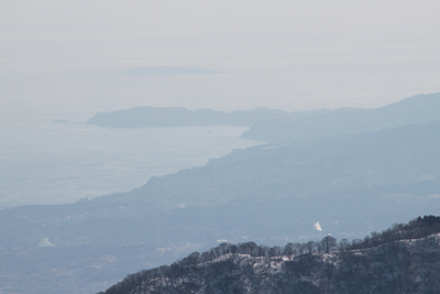 真鶴半島と初島の写真