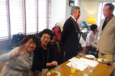 受付をしていただいたＫさんとＫさんの写真
