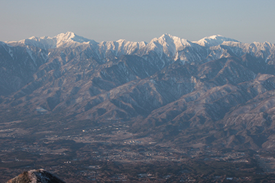 南アルプス北部の山々の写真