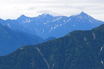 槍穂高連峰の写真