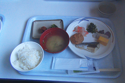 白馬山荘の朝食の写真