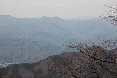 雲取山方面の写真