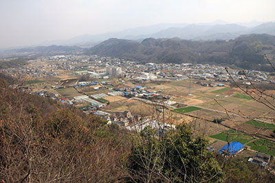 竜王ピークから見た高崎方面の写真