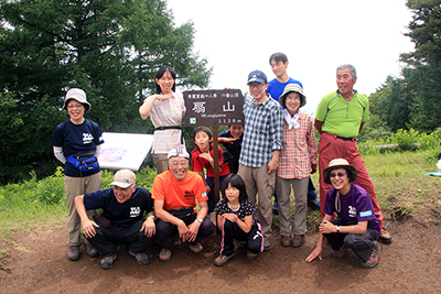 扇山山頂での集合写真