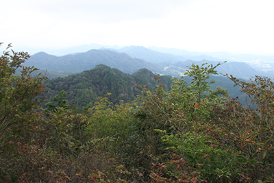 東稜見晴台から見た北側の写真