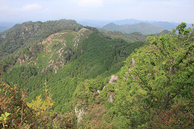 御岳山から見た北側の写真