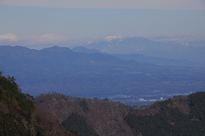 上州方面の山の写真