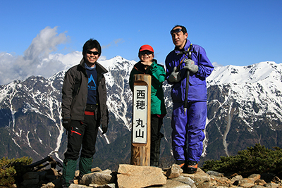 丸山での集合写真