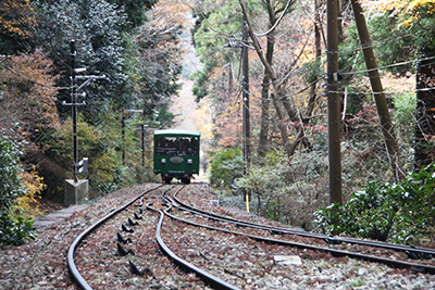 筑波山ケーブルわかば号の写真