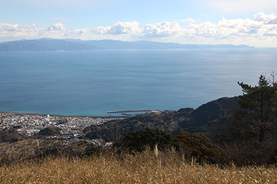 駿河湾と伊豆半島の写真