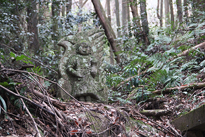 不動明王の石碑の写真