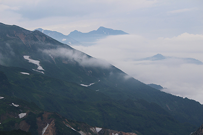 鹿島槍ヶ岳と五竜岳の写真