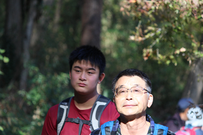 ＳさんとＭ君のアップの写真