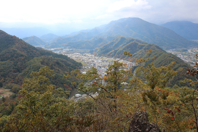 菊花山から見た富士五湖方面の写真