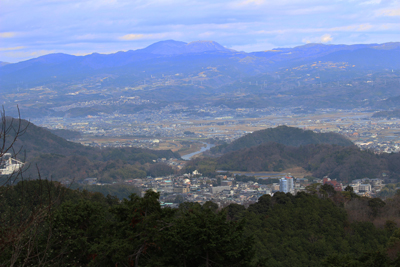 三島方面と箱根方面の写真