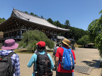 聖天院本堂についた写真