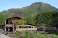 九重山の法華院温泉の写真へリンク