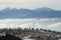 冬の霧ヶ峰から見た南アルプスの写真にリンク