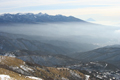 冬の霧ヶ峰から見た八ヶ岳と富士山の写真にリンク