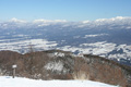 入笠山から見た冬の北八ヶ岳の写真へリンク