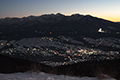 入笠山で撮影した八ヶ岳と富士見の夜景の写真にリンク
